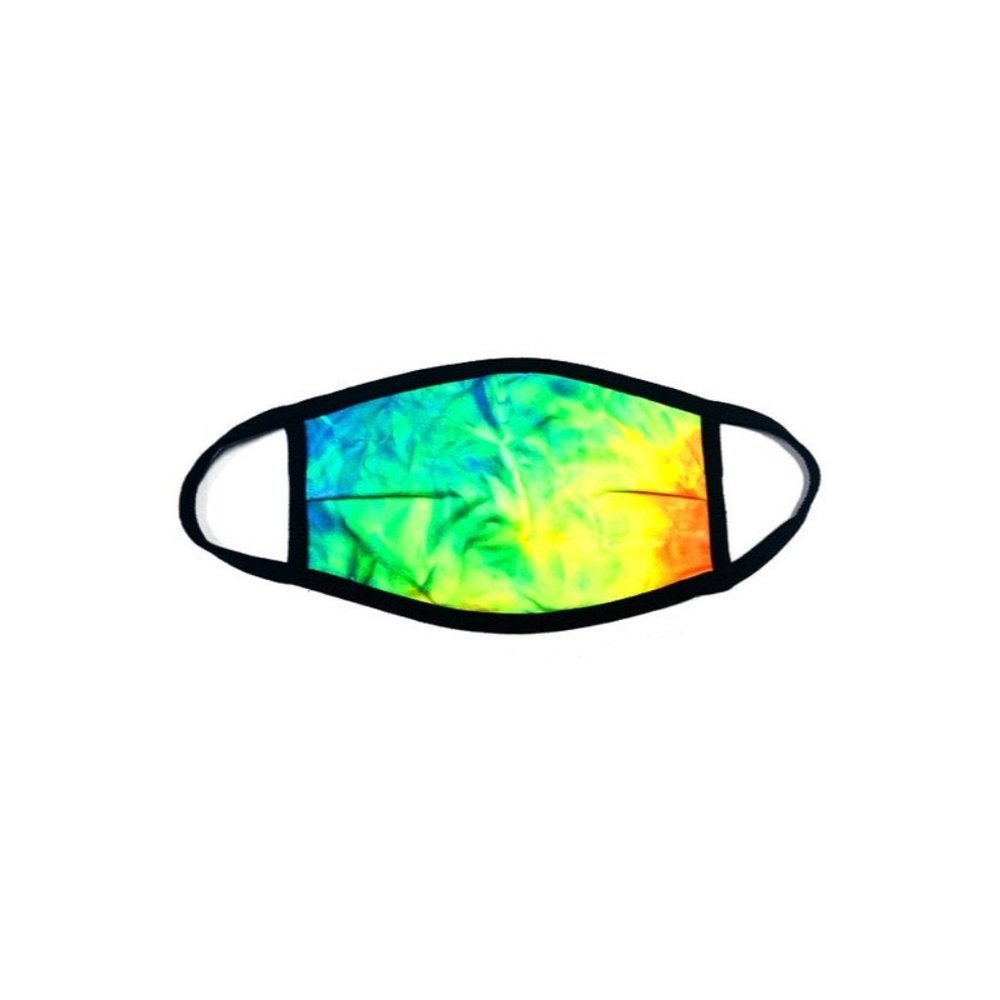Heimish Tie Dye Face Mask, Green Mix
